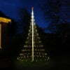 Vlaggenmast Kerstverlichting 400 LED 3D Warmwit