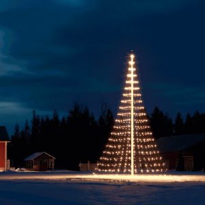 vlaggenmastkerstverlichting